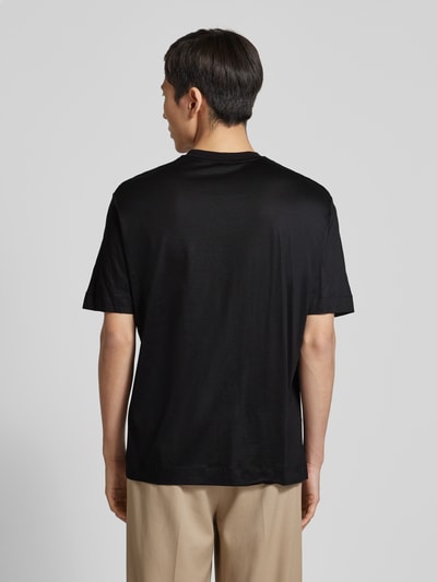 Emporio Armani T-Shirt mit Label-Stitching Black 5