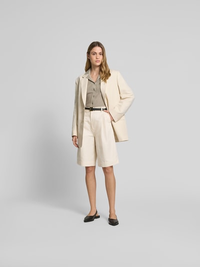 Filippa K Relaxed Fit Blazer mit Knopfleiste Ecru 1