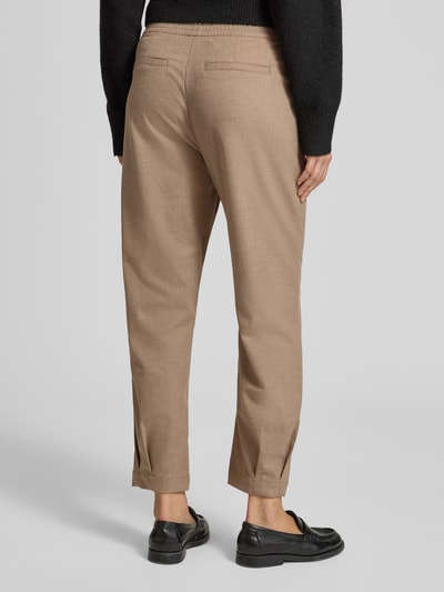 OPUS Weite Hose mit elastischem Bund Taupe 5