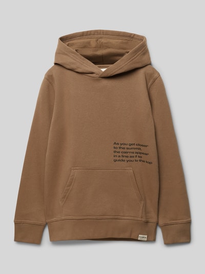 Garcia Hoodie mit Kapuze Hellbraun 1