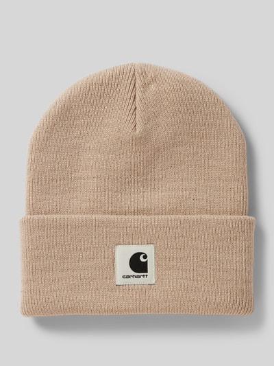 Carhartt Work In Progress Beanie mit Label-Patch Modell 'Ashley' Sand 1