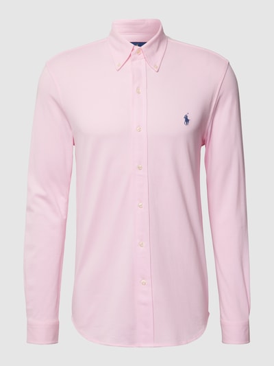 Polo Ralph Lauren Koszula casualowa o kroju slim fit z bawełny Różowawy 2