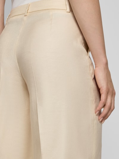 Jake*s Cocktail Wide Fit Stoffhose aus Leinen-Mix Kitt 3