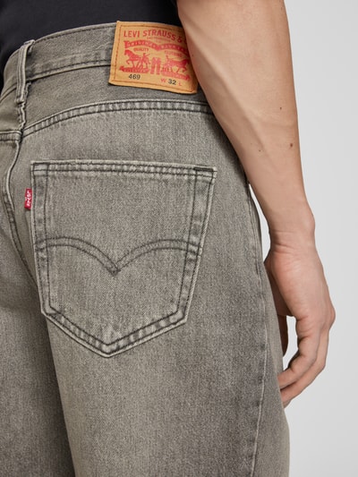 Levi's® Loose Fit Jeansshorts im 5-Pocket-Design Hellgrau 3