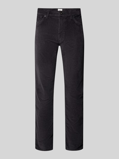 Brax Corduroy broek in 5-pocketmodel, model 'Cadiz' Antraciet - 2