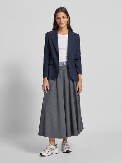 Marella Maxirok met stolpplooien, model 'ELOGIO' Middengrijs - 1