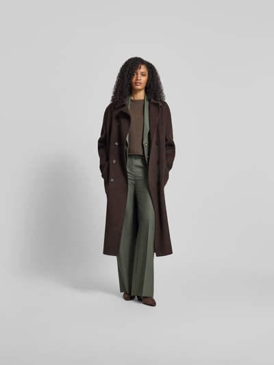 Anine Bing Stiefeletten mit Logo-Applikation Dunkelbraun 1