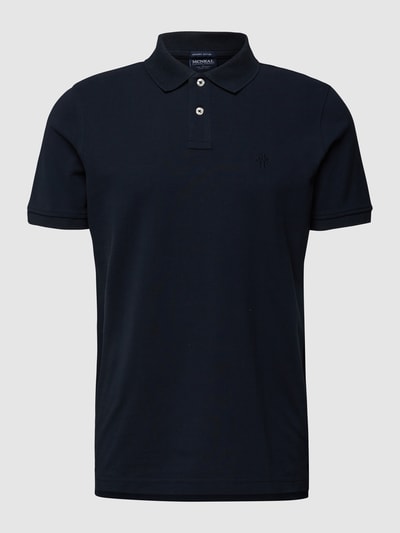 MCNEAL Poloshirt mit Brand-Stitching Dunkelblau 2