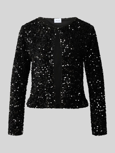 Vila Kurtka z cekinowym obszyciem model ‘FAITH’ Czarny 2