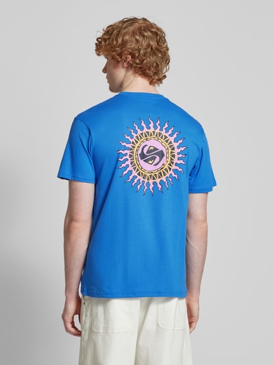 Quiksilver T-Shirt mit Label-Print Blau 5
