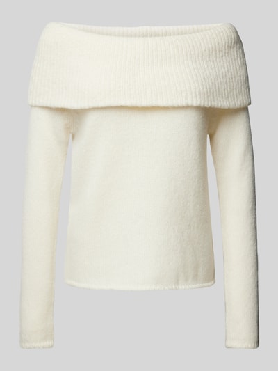 Gina Tricot Strickpullover im Off-Shoulder-Look Beige 2