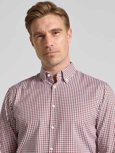 Jake*s Regular Fit Business-Hemd mit Button-Down-Kragen Fuchsia 3