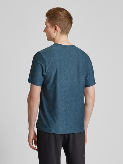Joy T-shirt in gemêleerde look, model 'VITUS' Oceaanblauw - 5