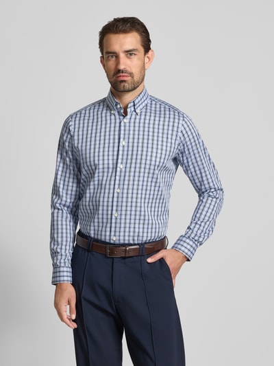 Christian Berg Men Regular fit vrijetijdsoverhemd met button-downkraag Groen - 4