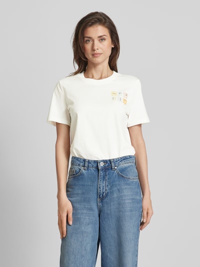 Esprit T-Shirt mit Rundhalsausschnitt Offwhite 4