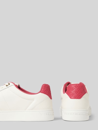 Tommy Hilfiger Leren sneakers met labelapplicatie, model 'ELEVATED ESSENT' Zwart - 2