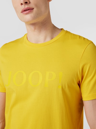 JOOP! Collection T-Shirt mit Label-Print Gelb 3