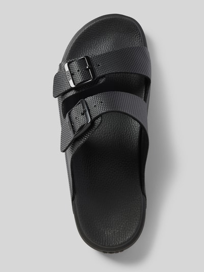 BOSS Sandalen met doornsluiting, model 'Surfley' Zwart - 4