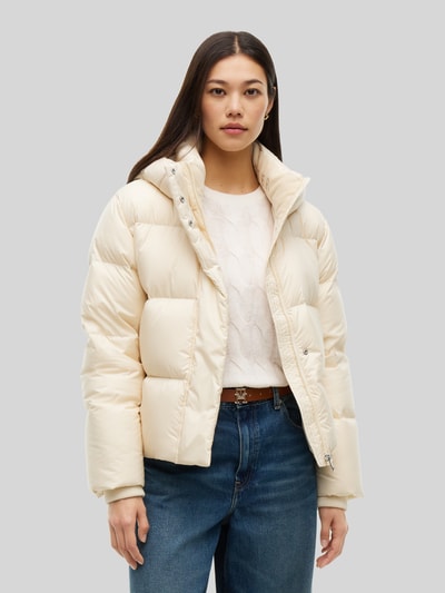 Tommy Hilfiger Regular Fit Daunenjacke mit Kapuze Offwhite 4