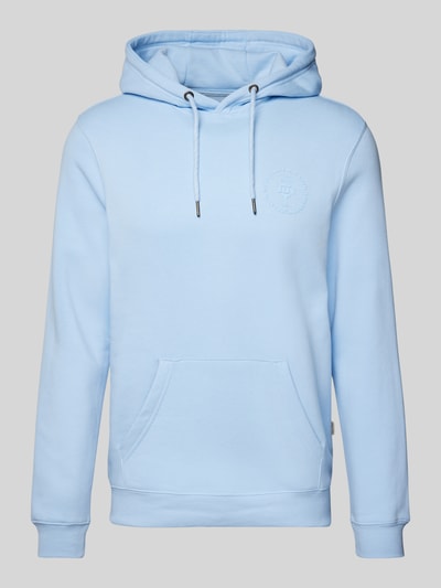 Blend Hoodie mit Statement-Print Modell 'JANNUS' Hellblau 2