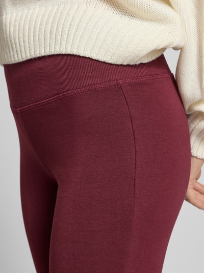 Review Flared Fit Leggins mit Viskose-Anteil Rostrot 3