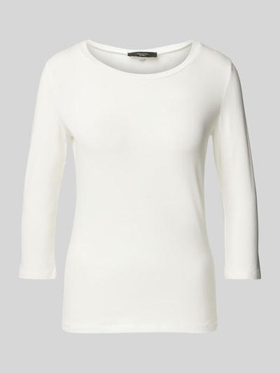 Weekend Max Mara Shaped Fit Longsleeve mit Baumwoll-Anteil Modell 'MULTIA' Weiss 2