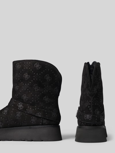 Guess Boots mit Label-Details Modell 'DOLSAY' Black 2