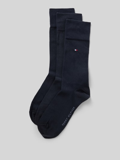 Tommy Hilfiger Socken mit Label-Detail im 3er-Pack Marine 1