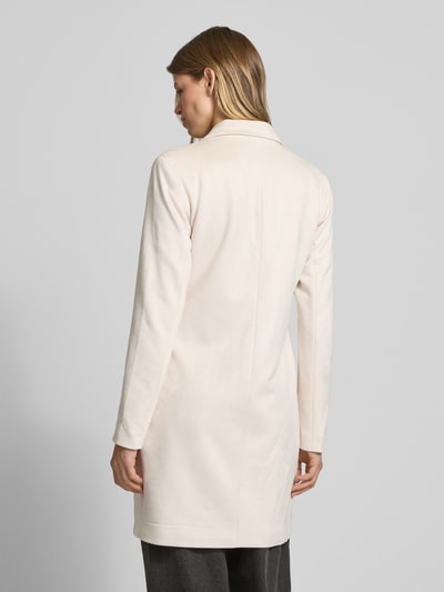Only Regular Fit Mantel mit Zierknöpfen Modell 'DIANE' Beige 5
