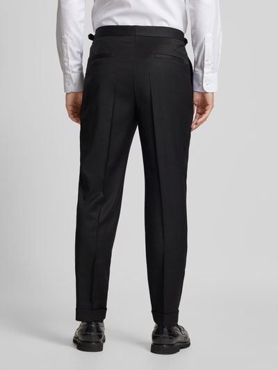 BOSS Pantalon van scheerwolmix, model 'Perin' Zwart - 5