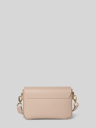 VALENTINO BAGS Torebka na długim pasku z detalem z logo Beżowy 3