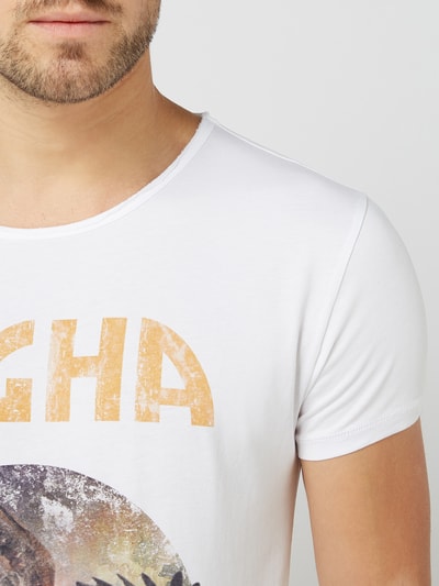 Tigha T-Shirt mit Print Weiss 3