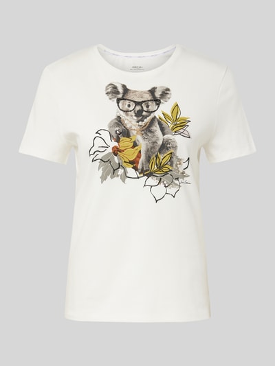 Marc Cain T-Shirt mit Motiv-Print Offwhite 2