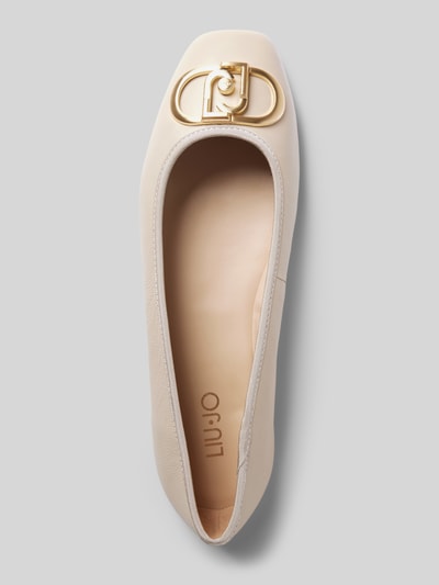 Liu Jo Ballerinas mit Label-Detail Modell 'DAFNE' Offwhite 3