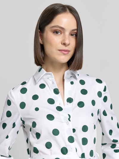 Christian Berg Woman Hemdblusenkleid aus reiner Baumwolle Offwhite 3