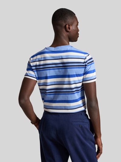 Polo Ralph Lauren męski t-shirt o kroju regular fit z czystej bawełny Jasnoniebieski 5