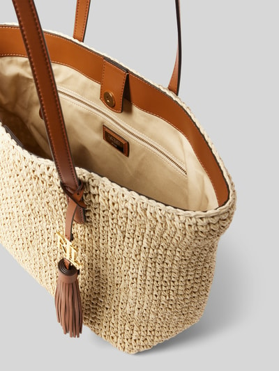 Lauren Ralph Lauren Handtasche mit Label-Applikation Modell 'WHITNEY' Sand 5