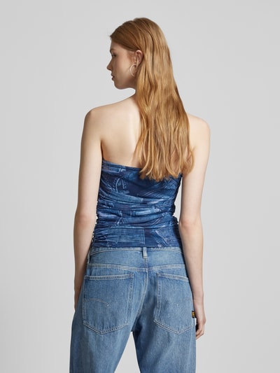 Only Off-Shoulder-Top in Denim-Optik Modell 'PARIS' Marine 5