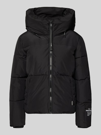 khujo Gewatteerd jack met ritszakken, model 'AUDREY MATT' Zwart - 2