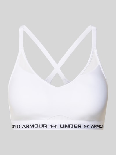 Under Armour Bustier met elastische logoband Wit - 1