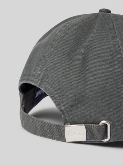 Barbour Basecap aus reiner Baumwolle Modell 'CASCADE' Hellgrau 3