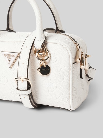 Guess Handtasche mit Label-Anhänger Modell 'CRESIDIA' Offwhite 2