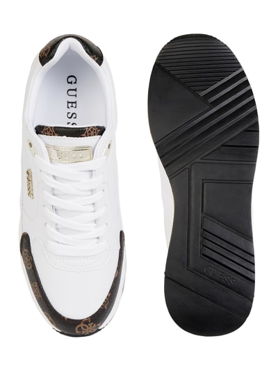 Guess Sneaker in Leder-Optik Modell 'Moxea' Weiss 5