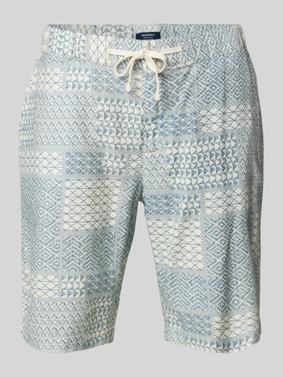 MCNEAL Bermudas mit elastischem Bund Hellblau 2