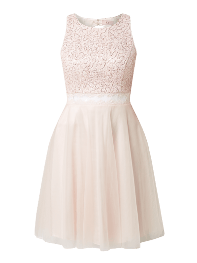 V.M. Cocktailkleid mit Pailletten Rose 2