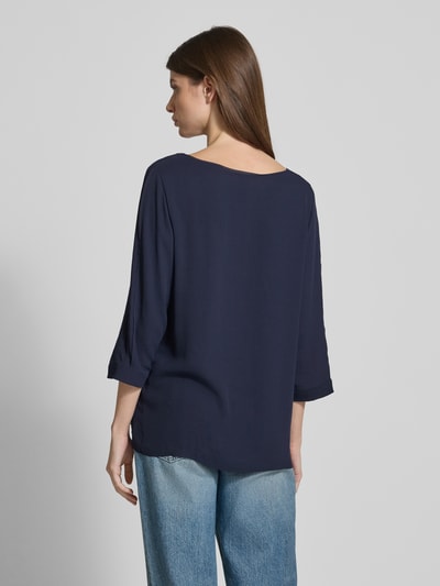 Marc Cain Blusenshirt mit Rundhalsausschnitt und 3/4-Arm Marine 5