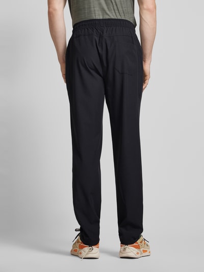 Joy Straight leg sweatpants met steekzakken Zwart - 5