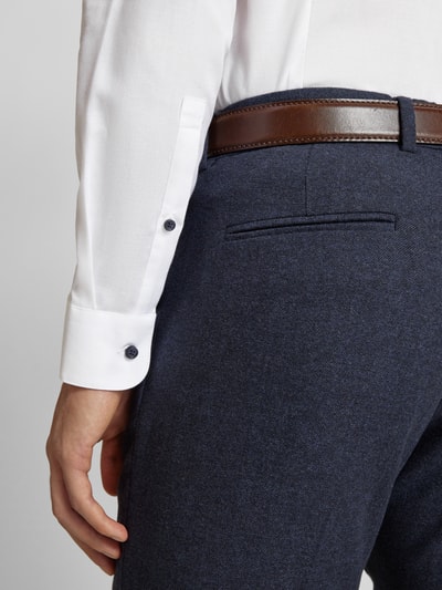 Jake*s Slim Fit Business-Hemd mit Knopfleiste Weiss 3