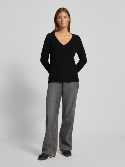 s.Oliver RED LABEL Regular fit gebreide pullover van katoenmix  - 1