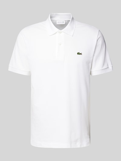 Lacoste Classic Fit Poloshirt mit Label-Badge Weiss 2